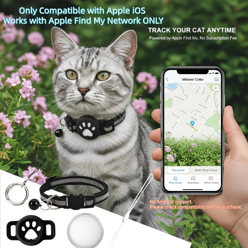 Smart Waterproof GPS Pet Tracker Collar – Always Know Your Dog or Cat is Safe